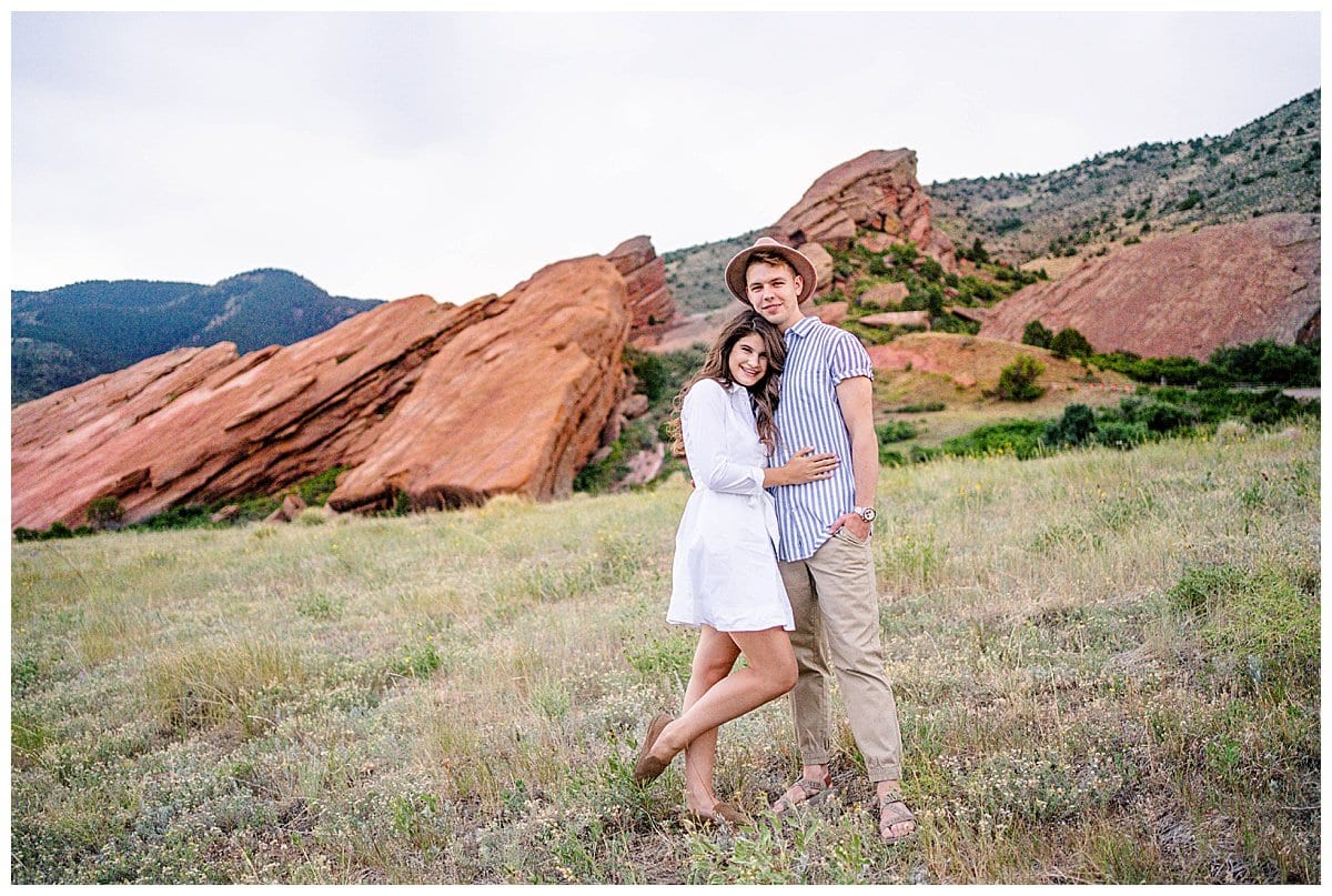 Engagement Session Red Rock Park Amphitheater Denver CO