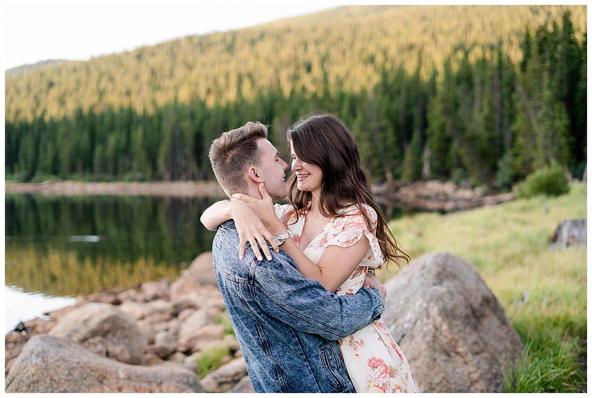 engagement session in Red Rocks Amphitheater Denver CO