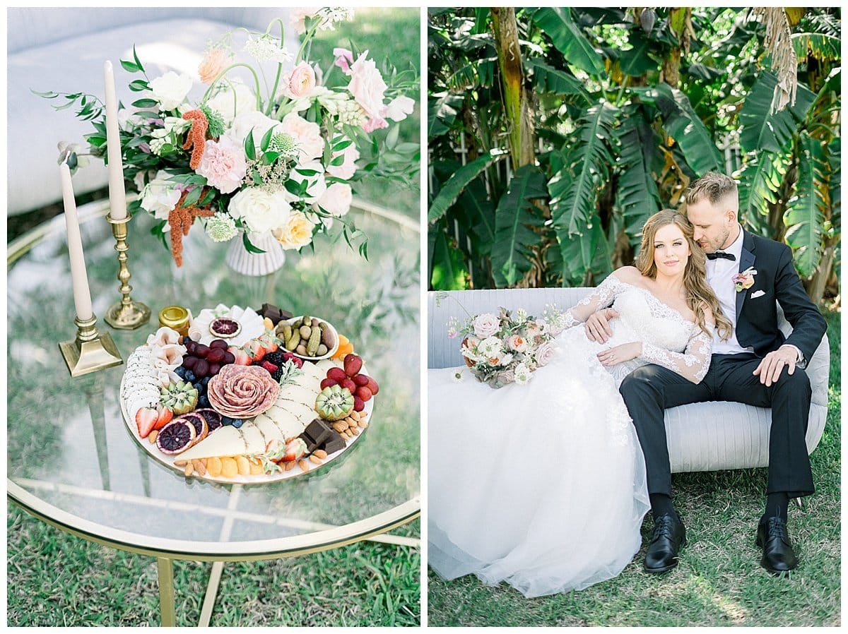 Summery White Orchid at Oasis Wedding Along the Caloosahatchee