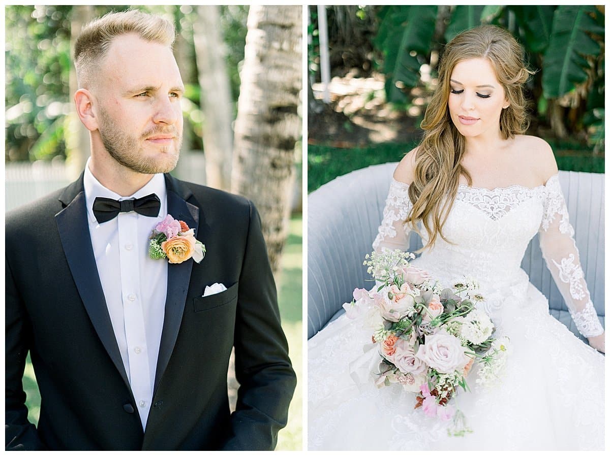 Summery White Orchid at Oasis Wedding Along the Caloosahatchee